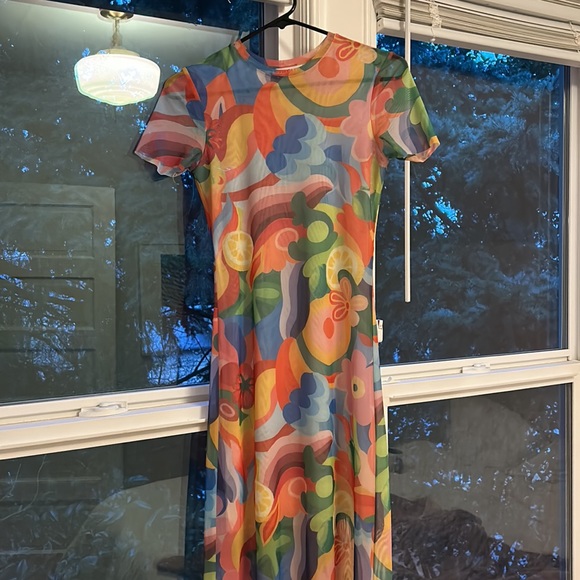 Stieglitz Mesh Column Dress - Picture 4 of 6